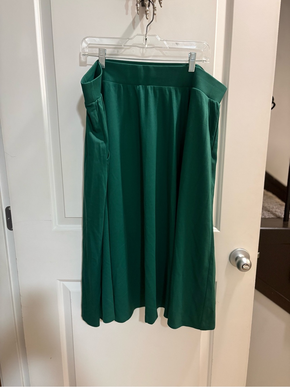 Torrid Emerald Green Cottagecore Midi Skirt Pockets Size 3